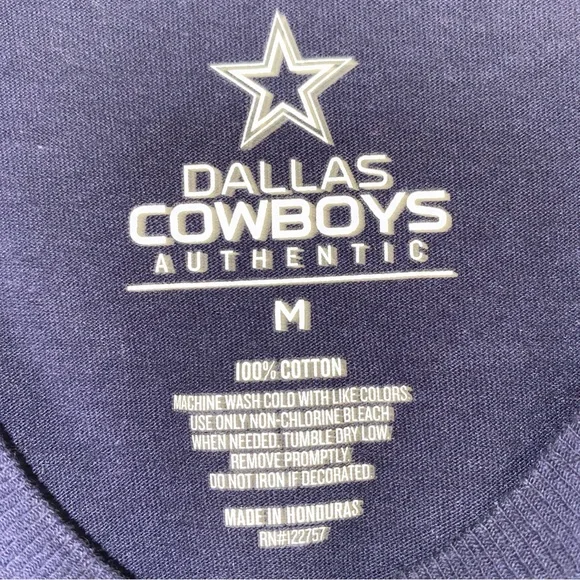Dallas Cowboys Men’s Navy T-shirt Size M - Picture 3 of 3